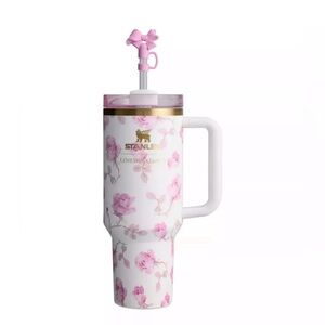 Stanley x Love Shack Fancy 40 oz tumbler “Ribbon Rosa”